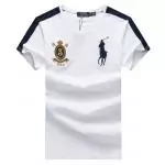 ralph lauren t-shirt with logo big pony 3 an crown r66247 white